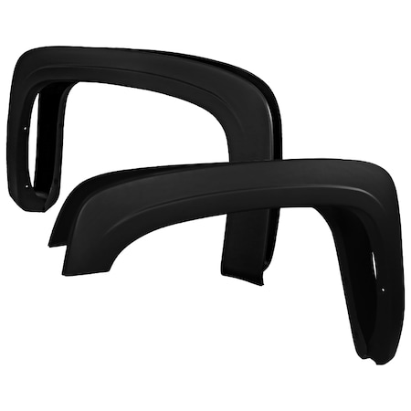 Spec-D Tuning 07-13 Chevrolet Silverado Fender Flares - Standard & Long Bed - Matte FDF-SIV07BK-RS